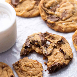Peanut Butter Cookies With Nutella Swirl