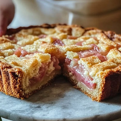 Norwegian Rhubarb Cake