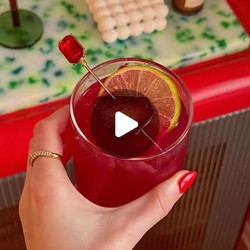 Galentines Batched Hibiscus Margaritas