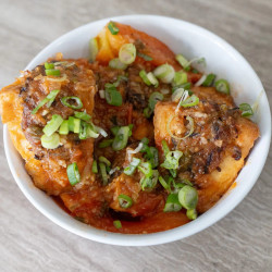 Stuffed Tofu With Tomatoes / Đậu Hủ Nhồi Thịt Sốt Cà Chua