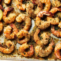 Sheet-pan Shrimp Oreganata 