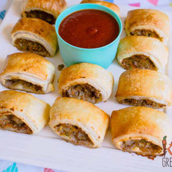 "healthy" Beef And Veggie Sausage Rolls