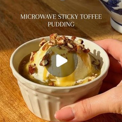 Single Serve Speedy Sticky Toffee Pudding