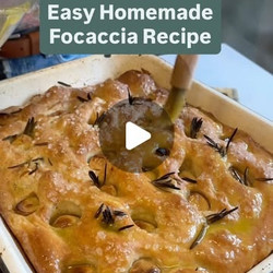 No Knead Focaccia