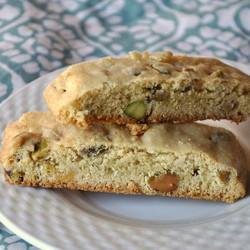 Olive Oil Pistachio Biscotti Recipe