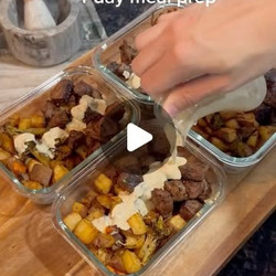 4-day Meal Prep: Parmesan-crusted Potatoes &amp; Steak Bites