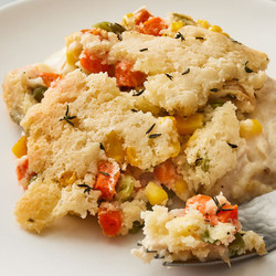 Cheddar Bay Biscuit Chicken Cobbler