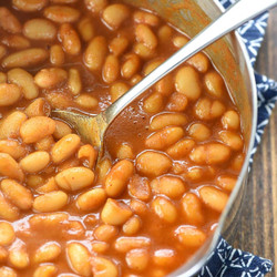 Easy Baked Beans (5 Ingredients + 5 Minutes!)