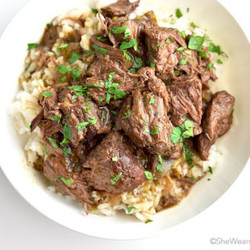 Stew Beef And Rice