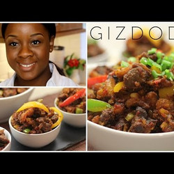 G I Z D O D O | Gizzard &amp; Plantain In A Spicy Peppered Sauce