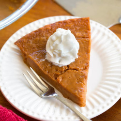 Crustless Sweet Potato Pie