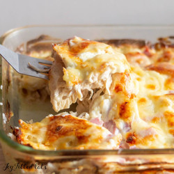 Chicken Cordon Bleu Casserole - Low Carb