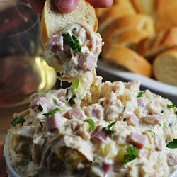 Slow-cooker Chicken Cordon Bleu Dip Recipe