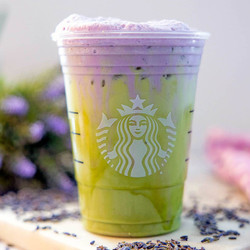 Iced Lavender Cream Oatmilk Matcha {starbucks Copycat}