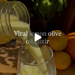 Viral Lemon Olive Oil Elixir