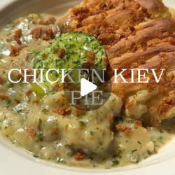 Chicken Kiev Pie - one pot serve