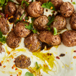 Greek Potatoes Recipe With Whipped Feta