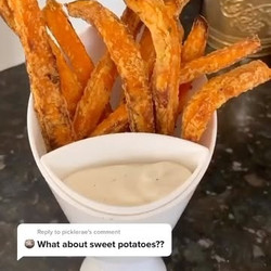 Crispy Ranch Sweet Potato Fries