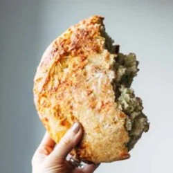 No Knead Cheese Bread