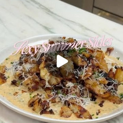 Honey Mustard Smashed Potato Salad