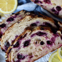 Lemon Blueberry Sourdough Bread Recipe