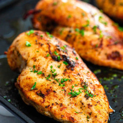 Easy Juicy Oven Baked Chicken Breast