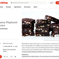 Katharine Hepburn’s Brownies