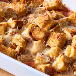 Tomato Soup And Grilled Cheese Casserole