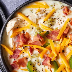 Jalapeño Popper Chicken Soup