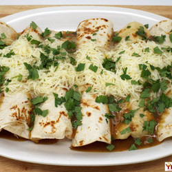 Slow Cooker Cuban Mojo Pork Enchiladas
