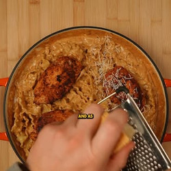 Chicken Garlic Parmesan Pasta Recipe