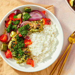 Sheet-pan Chimichurri Chicken