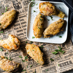 Air Fried Salt And Pepper Chicken Wings