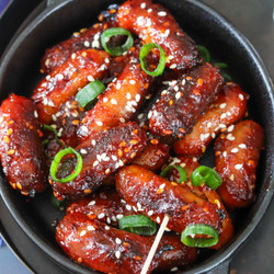 Sticky Korean Cocktail Sausages