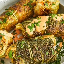 Wirsingrouladen Vegetarisch - Lecker &amp; Einfach