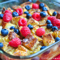 Eggnog French Toast Casserole