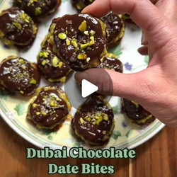 Dubai Chocolate Date Bites