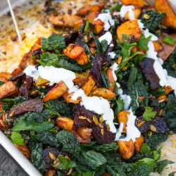 Spanish Roots With Feta Whip