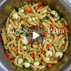 Lazy Sunday Pasta Part. 45 - Tomato, Mozzarella Pasta Salad