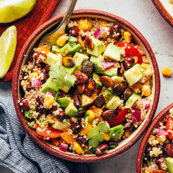 Simple Couscous Black Bean Salad