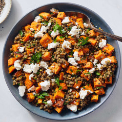Brown Butter Lentil And Sweet Potato Salad