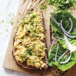 Chickpea Curry Salad Sandwiches