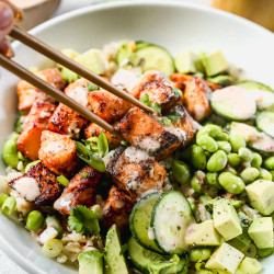 Bang Bang Salmon Bites