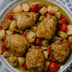One-tray Briny Chicken easy tray bake must