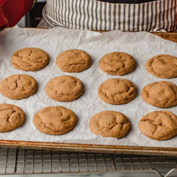 Sourdough Ginger Molasses Cookies