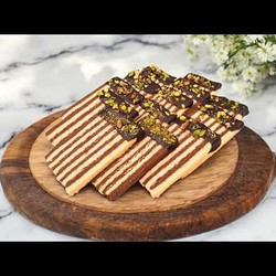 Two-toned Coffee Biscuits