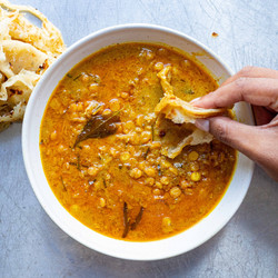 Malaysian-inspired Chana Dal Curry