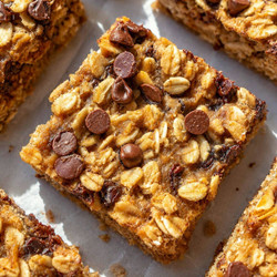 Banana Oatmeal Bars With Greek Yogurt (no Sugar)