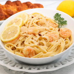 Seafood Pasta In Lemon Butter Sauce