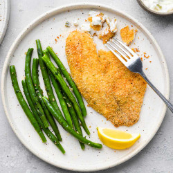 Crunchy Panko-crusted Baked Tilapia